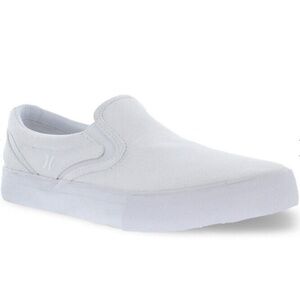 NEW Hurley Hobart Men's Slip-On Sneakers All White Men's Size 8 Originally $45